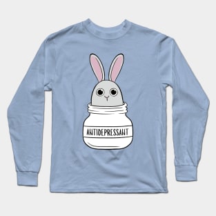 Antidepressant Bunny 4 Long Sleeve T-Shirt